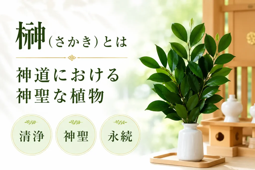 榊（さかき）とは｜神道における神聖な植物
