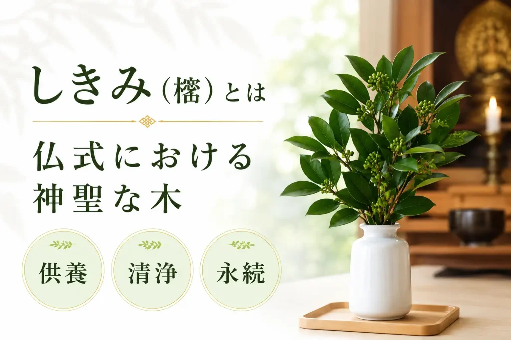 しきみ（樒）とは｜仏式に使われる神聖な木